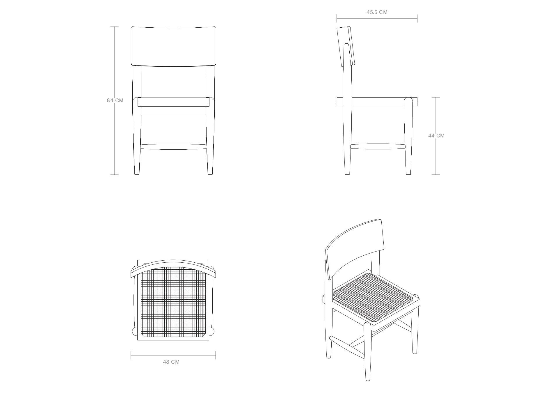 Стул из тикового дерева Phantom Hands Адитья Пракаш ARCH-00143045 - Вид №6