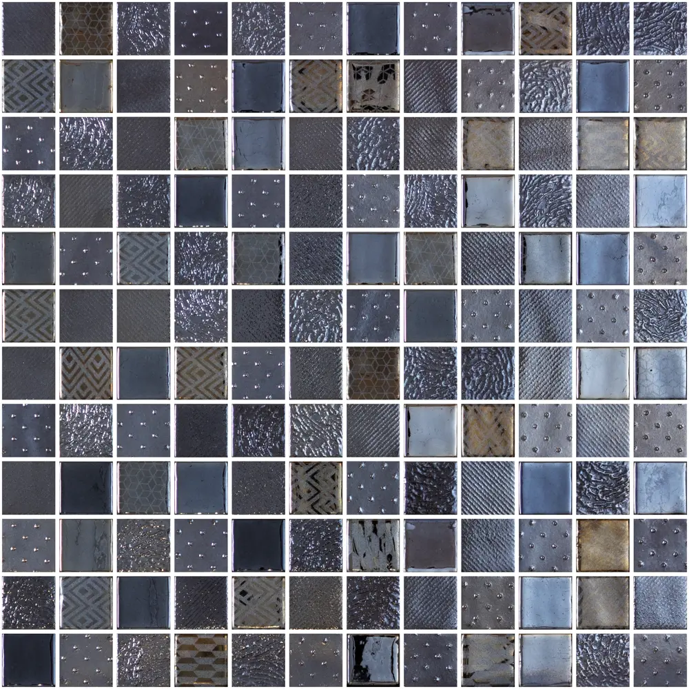 Мозаика Steel Black стекломасса 31.1x4.9 см цвет черный Santreyd Мозаика Onix STLM-2064841 - Вид №2