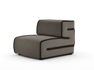 Тканевое кресло без подлокотников