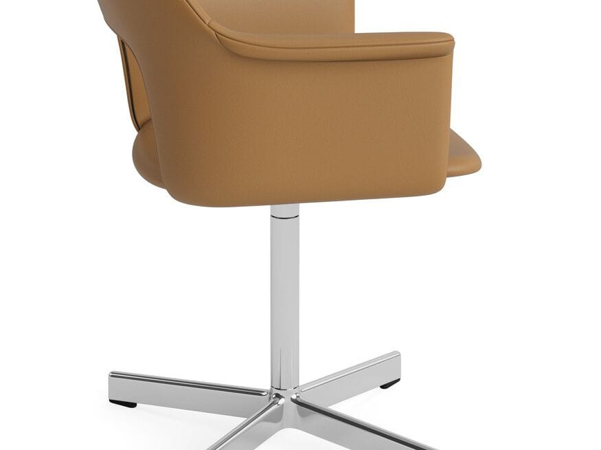 Вращающийся мягкий стул с подлокотниками Hay макет ARCH-00039533 - Вид №3