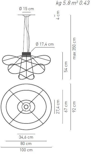 AXOLIGHT Светодиодная подвесная лампа Hoops sun-id-1392973 - Вид №4