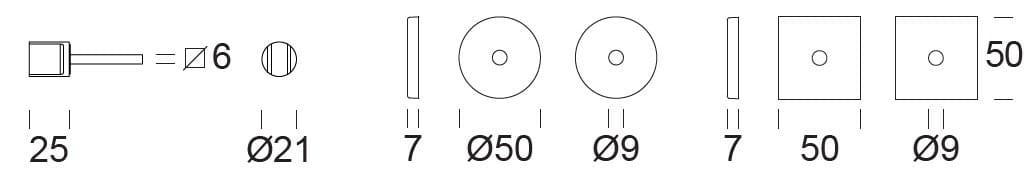 Дверная фурнитура Dnd CLICK & CLOSE ARCH-00147855 - Вид №10