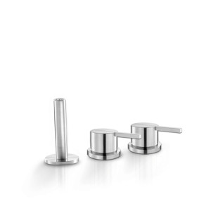 Комплект смесителей для края ванны с душем, смесителем и двухходовым переключателем STY238 linki