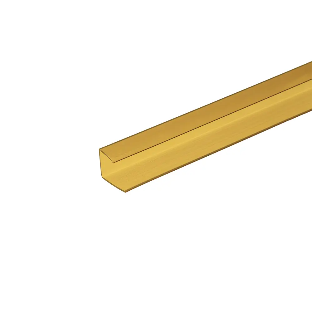 Профиль торцевой для поликарбоната Колибри 6 мм 2.1 м жёлтый 82432457 STLM-2054835 Santreyd 