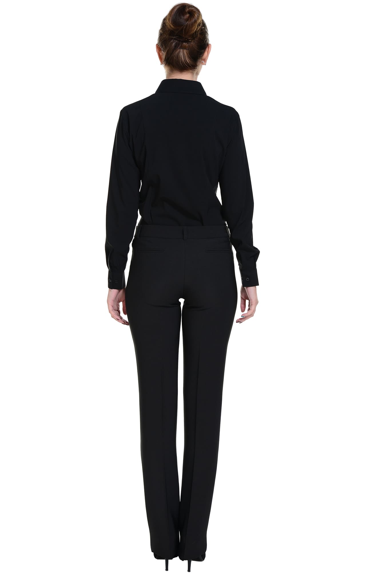 62495 Рубашка женская  black El-Risto  Корпоративная одежда  размер 48 (XL)  - Вид №4