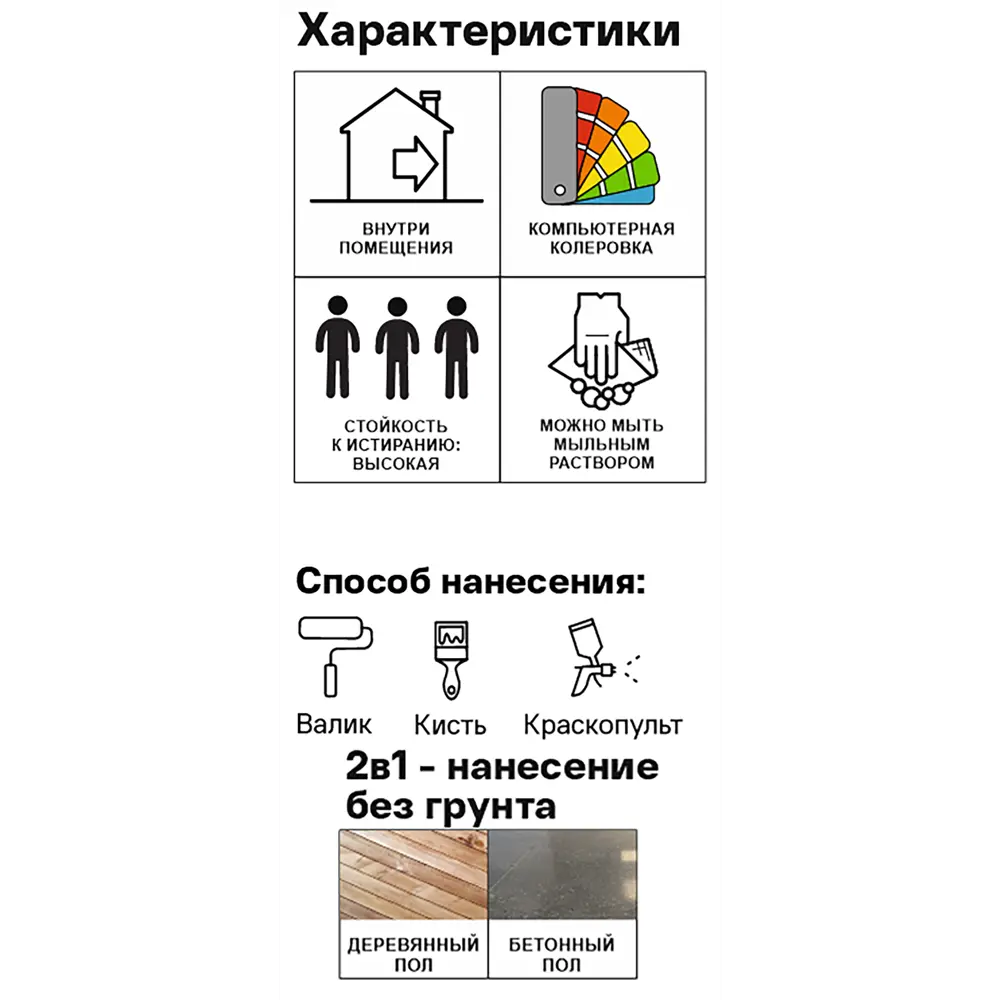 Краска для пола моющаяся Luxium Classic Colour полуматовая цвет прозрачный база BC 0.9 л 89425759 STLM-2130063  - Вид №1