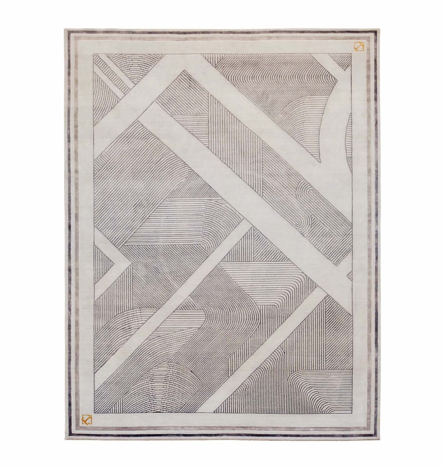 Ковер ручной работы из шерсти и шелка Turri ARCH-00045565 - Вид №3