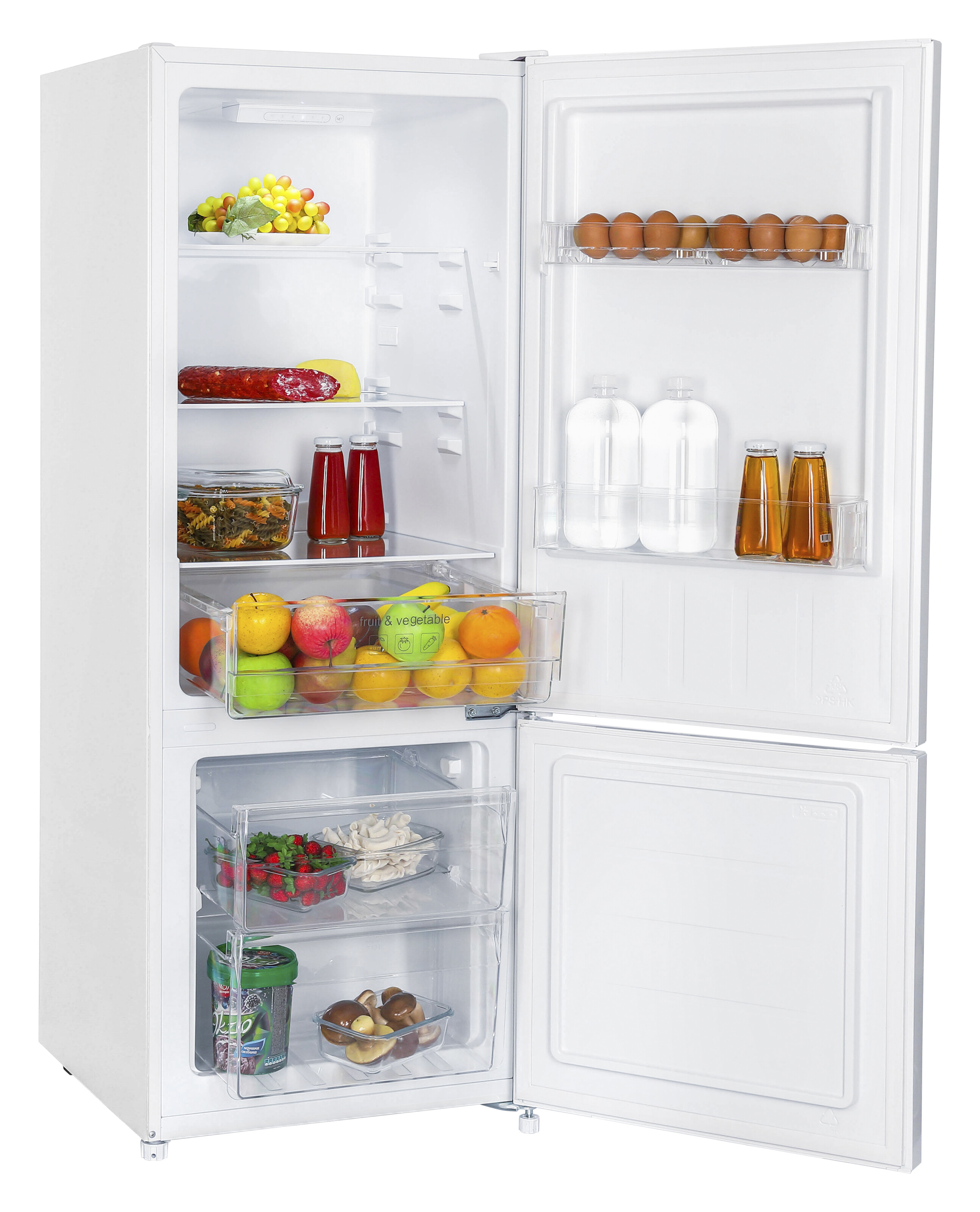 9069191 Холодильник с морозильником   Nordfrost RFC 210 LFW белый STDN-0132567 - Вид №2