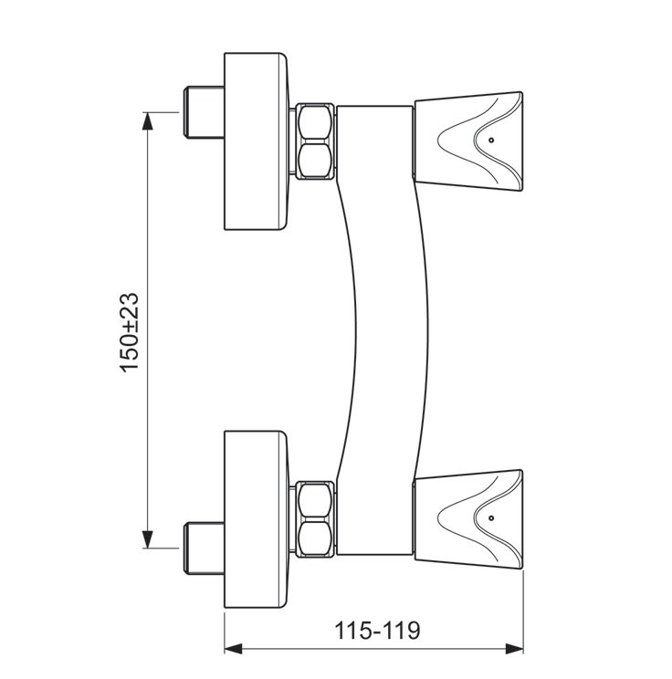 BA333AA Смеситель для душа VIDIMA NEO - Вид №2