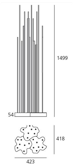 Artemide Современный пластиковый светодиодный уличный торшер sun-id-1463919 - Вид №4