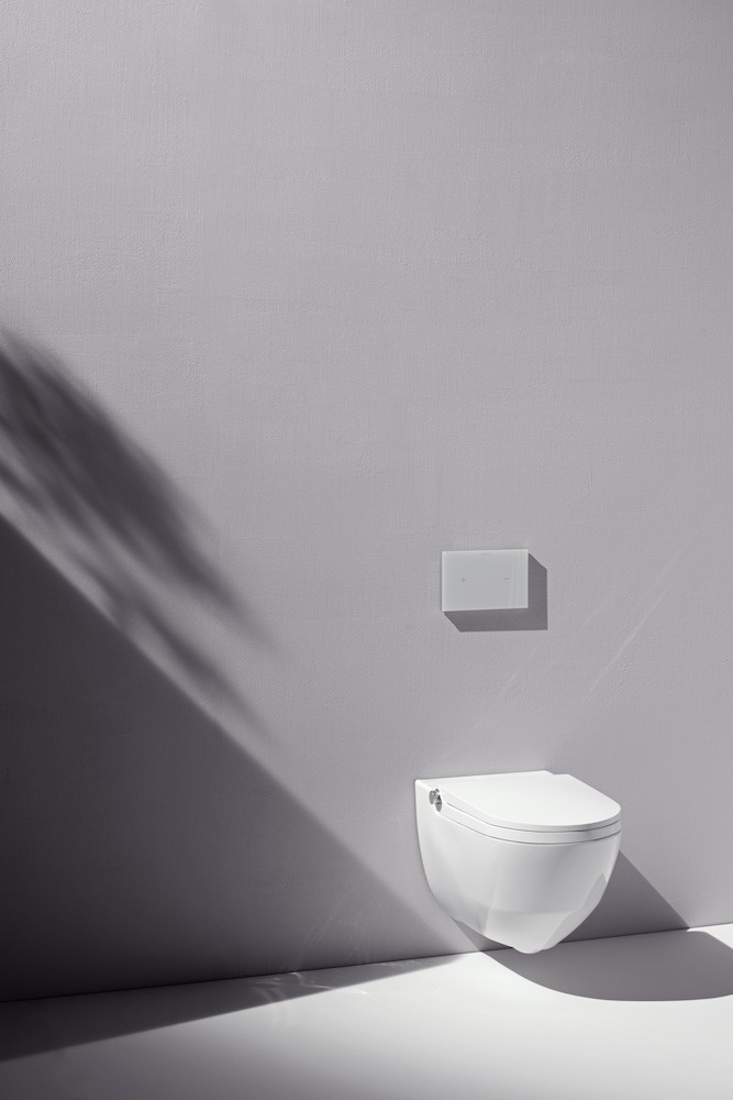 H8206917570001 Подвесной безободковый унитаз-биде с пультом дистанционного управления, с сиденьем и крышкой LAUFEN PRO - Вид №30