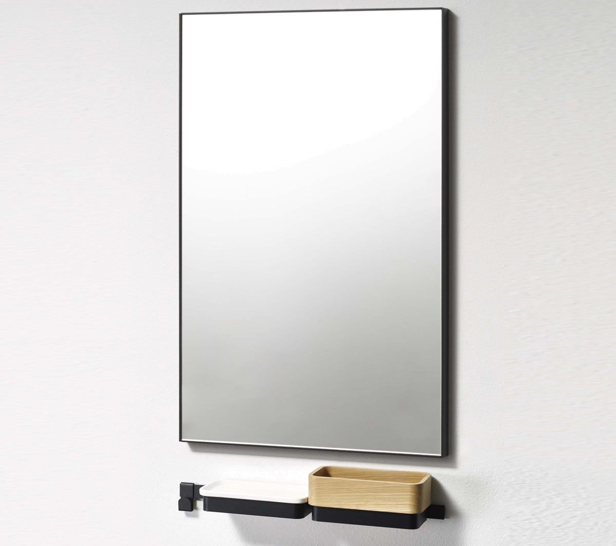 Ex.T ROW 45 Зеркало с черной рамой EXSPROW45NE  - Вид №1