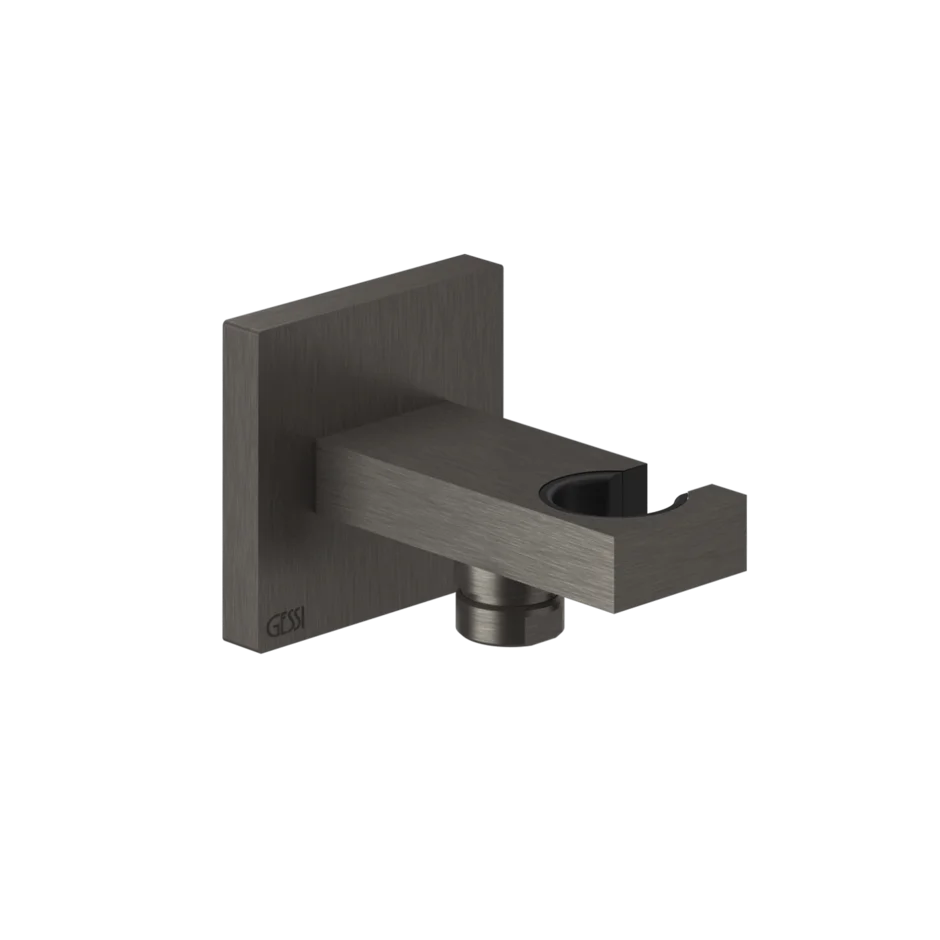 Крючок для ручного душа-выпуск воды 20161 707 Gessi Rettangolo k ЧЕРНЫЙ МЕТАЛЛ BR. PVD 20161707