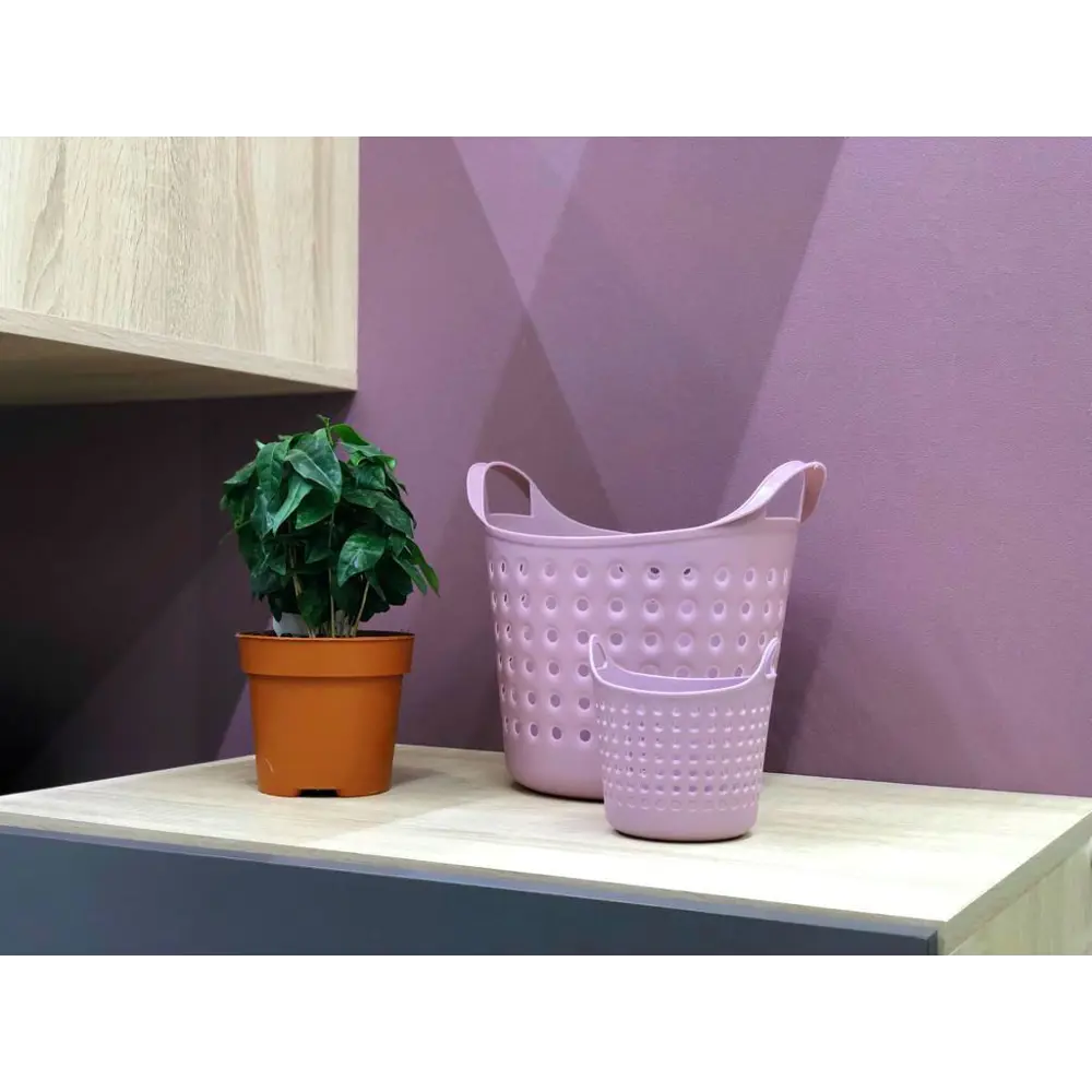 Корзинка Soft 20.61×22.21×17.4 см 4.1 л пластик цвет сиреневый 82154633 STLM-2089853 BEROSSI - Вид №6