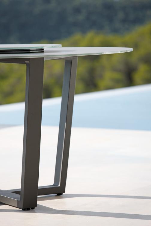 MNST493 Обеденный стол pca white f8 ⌀155см Manutti Fuse - Вид №6