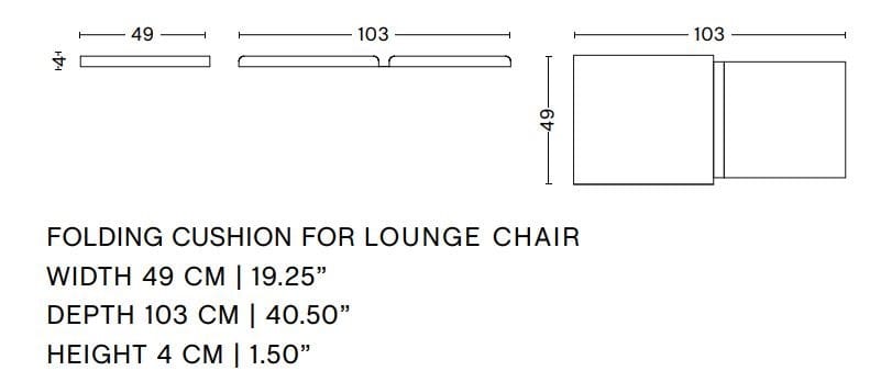 Открытый сплошной цвет подушки для стульев Hay ящик ARCH-00048490 - Вид №7