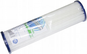 Картридж "гармошечного типа" 10SL - 20 мкм (полиэстер, многократного использования, для холодной воды) Aquafilter FCCEL20, 634