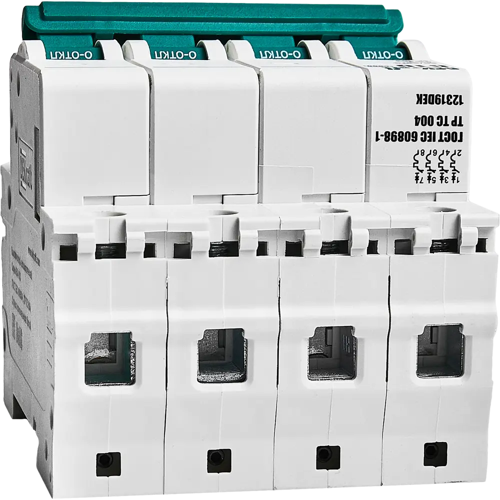 Автоматический выключатель DEKraft ВА-103 4P C10A - защита от короткого замыкания 88460949 STLM-1499814 - Вид №2