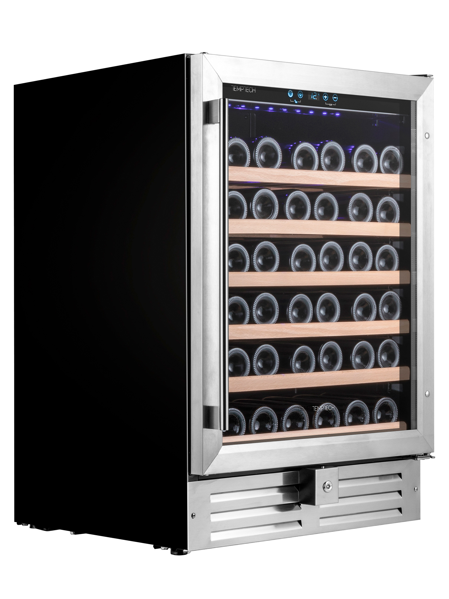 5360100 Винный шкаф Temptech WPQ60SCS серебристый STDN-0034432 - Вид №2