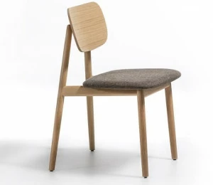Moroso Стул из массива дерева со встроенной подушкой Klara