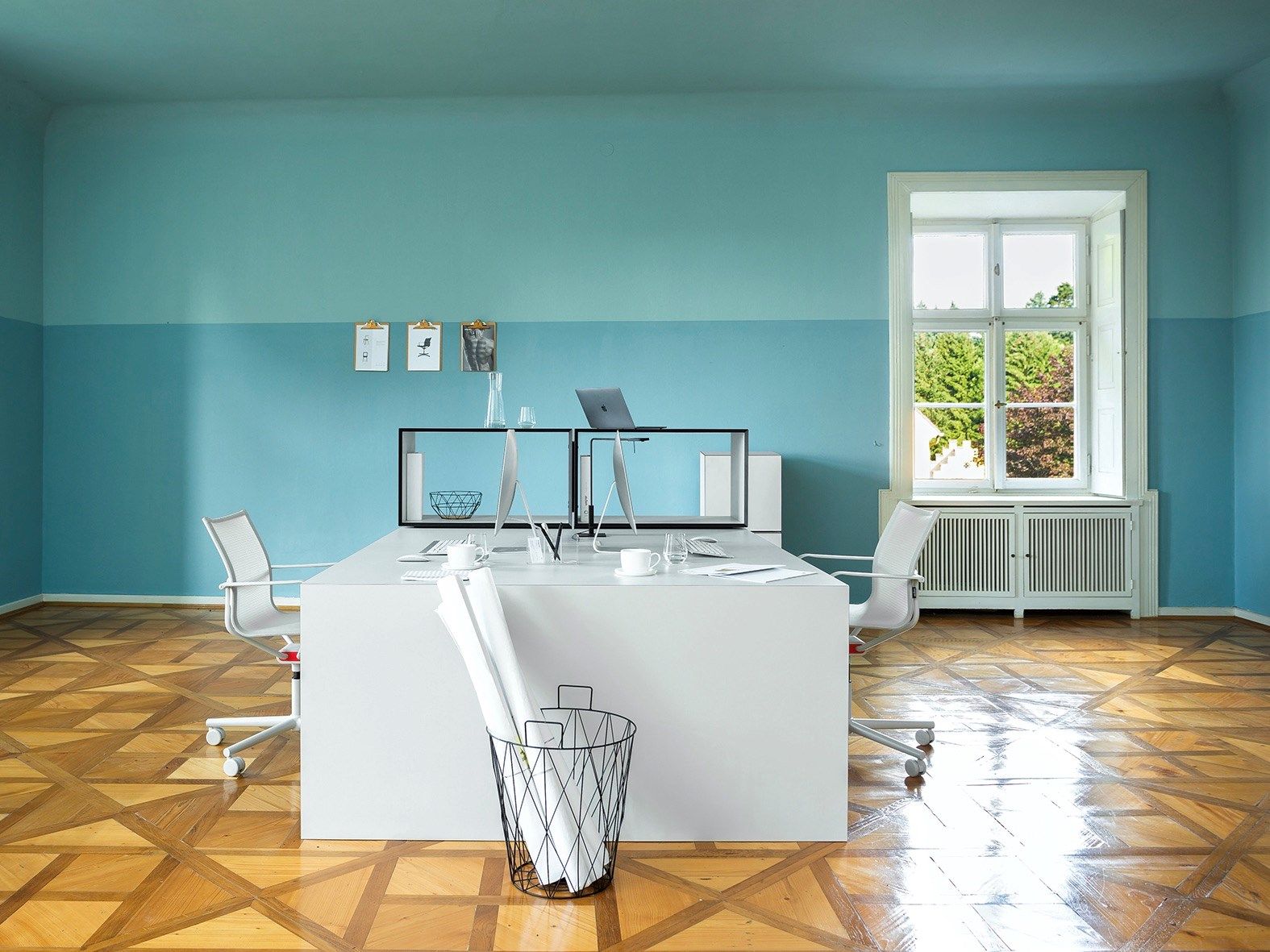 Сетчатое вращающееся офисное кресло с подлокотниками Wagner D1 ARCH-00034420 - Вид №5