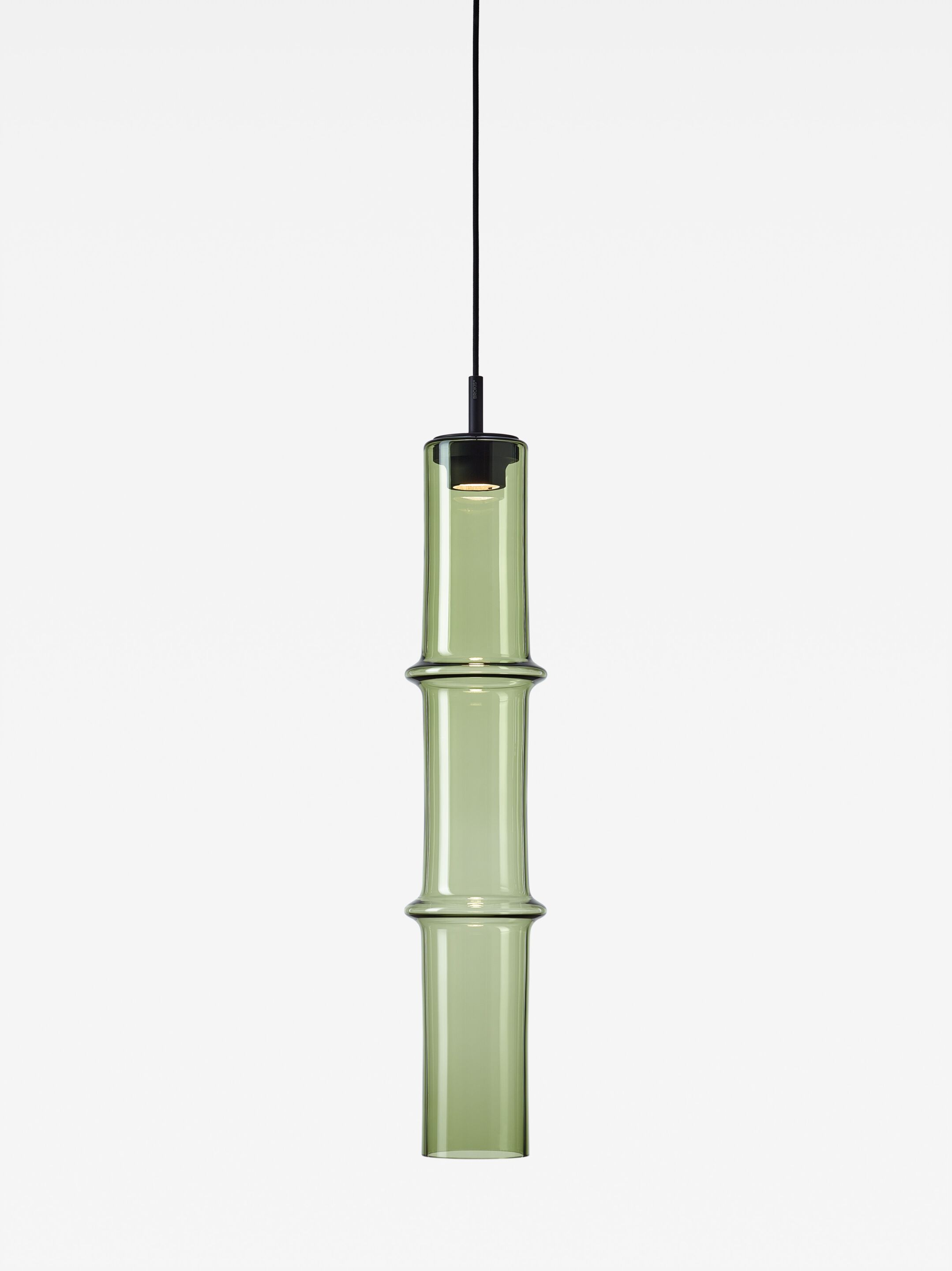 Опаловое стекло ручной работы светодиодный подвесной светильник BROKIS Бамбуковый лес ARCH-00149617 - Вид №5