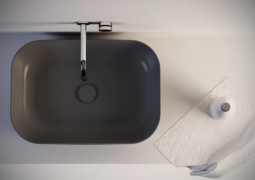 Met42600 Накладная раковина на столешницу  овальная Olympia Ceramica METAMORFOSI - Вид №2