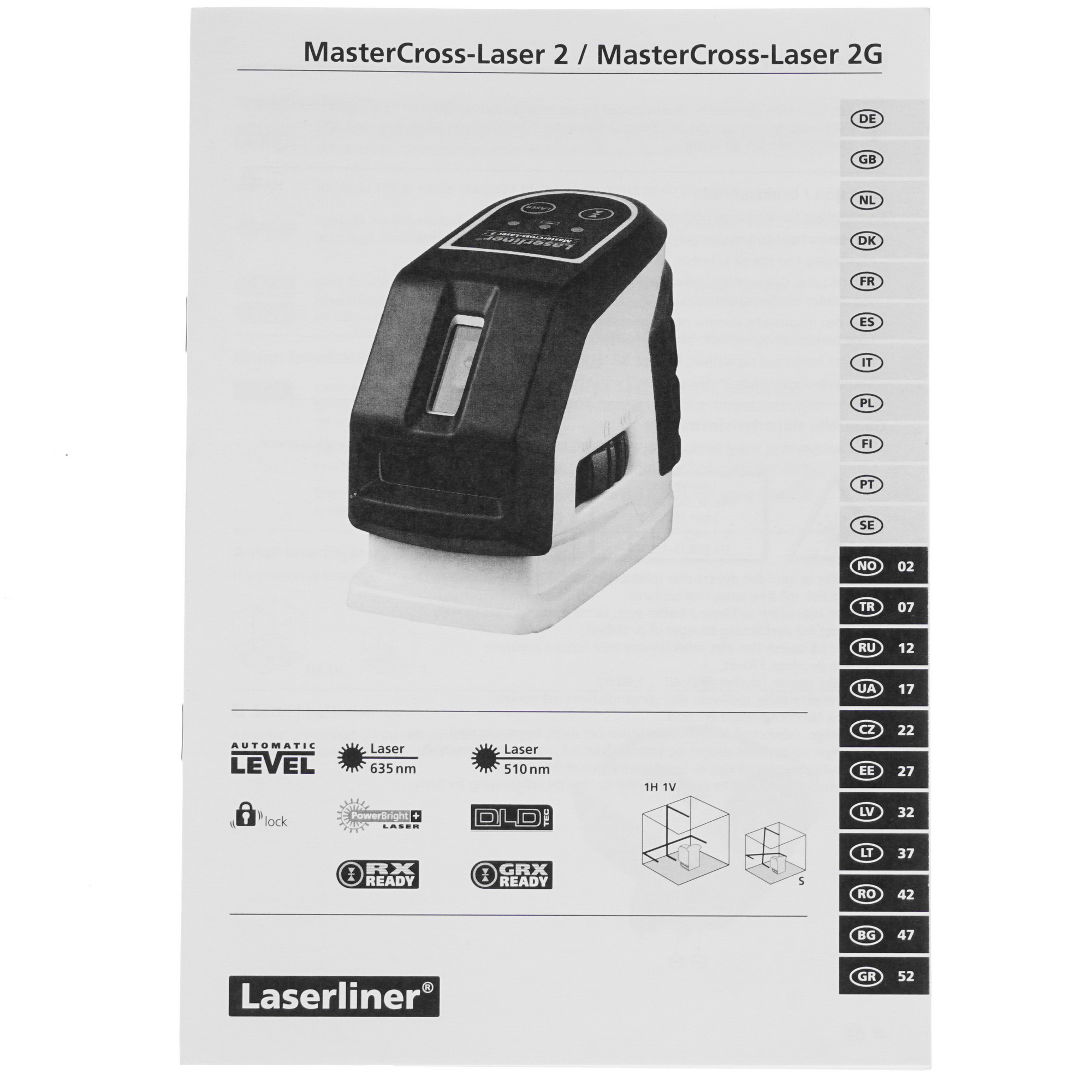 Лазерный нивелир Laserliner MasterCross-Laser 2 1280272 STDN-0108172 - Вид №6