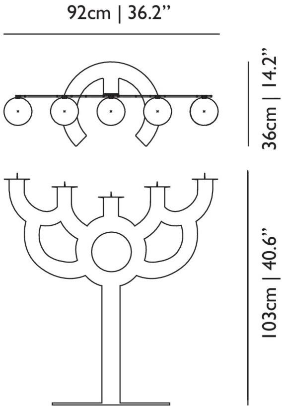 moooi Подсвечник из стали Bold sun-id-1441620 - Вид №5