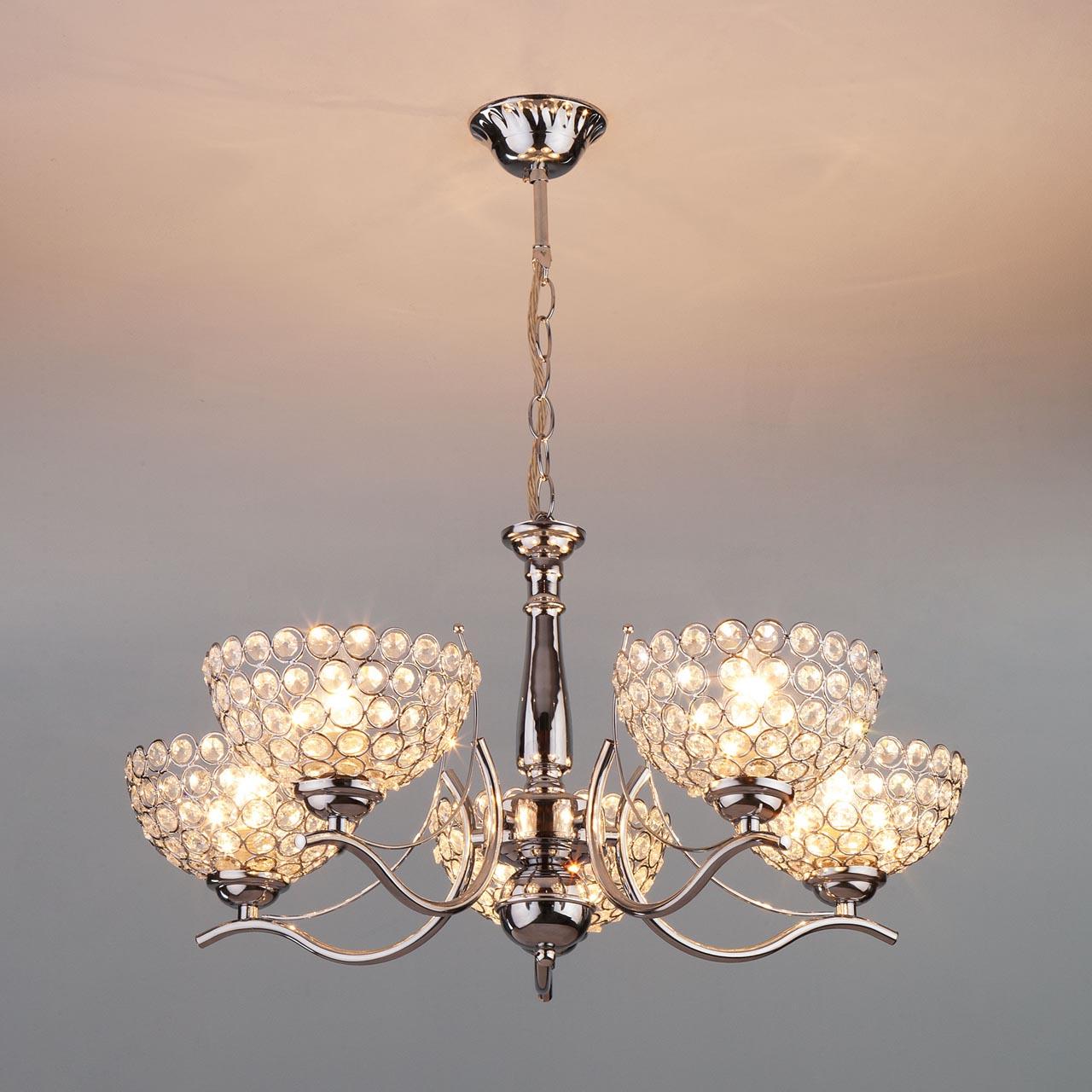 Подвесная люстра Eurosvet Mirage 30119/5 хром EUROSVET MIRAGE 187556 Хром  - Вид №2