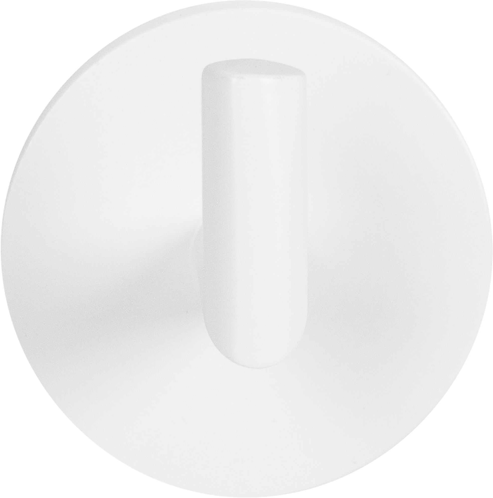 82549776 Крючок для штор , 3 см, металл, цвет белый, 2 шт. Белый Матовый STLM-0029588 INSPIRE  - Вид №1