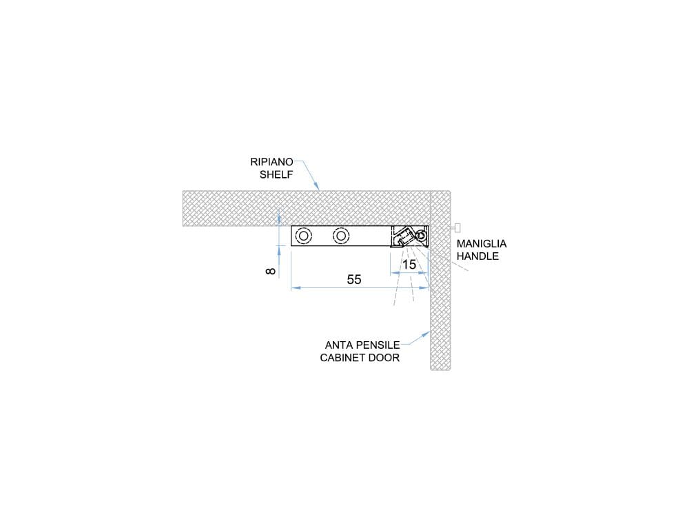 Встраиваемый светодиодный профиль с непрямым освещением Metalarredo CLY ARCH-00029164 - Вид №2
