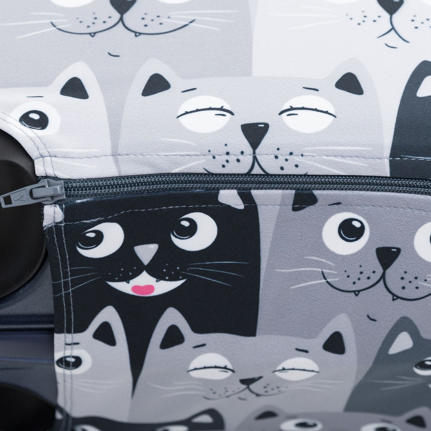 ECO Все любят котиков S Чехол для чемодана малый Fancy Armor ECO - Вид №3