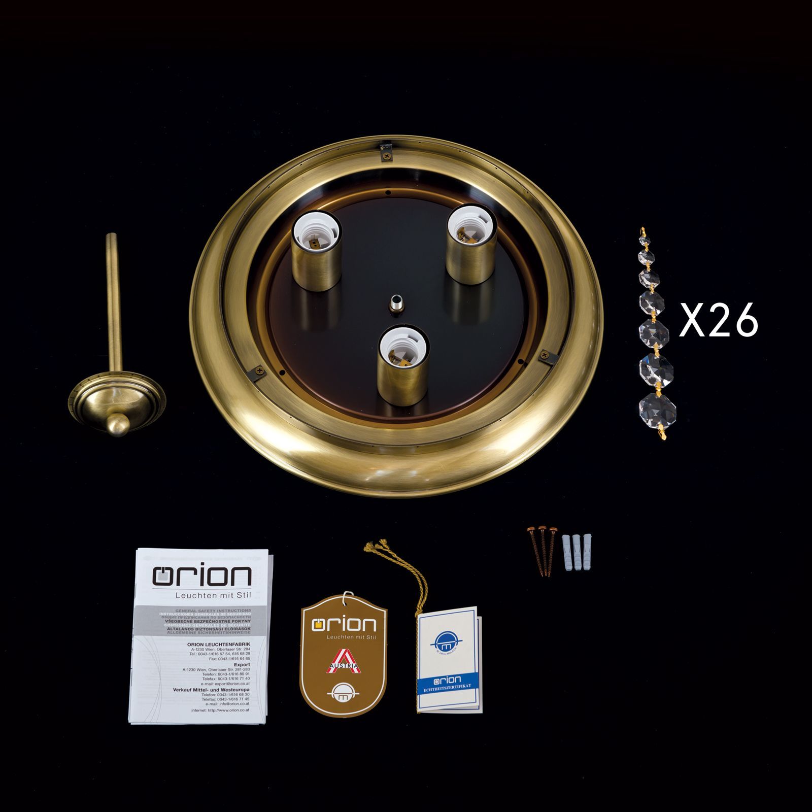 Потолочный светильник с кристаллами Orion Plafond ARCH-00109574 - Вид №39