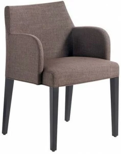 Potocco Стул с обивкой и подлокотниками Slice 772/pi