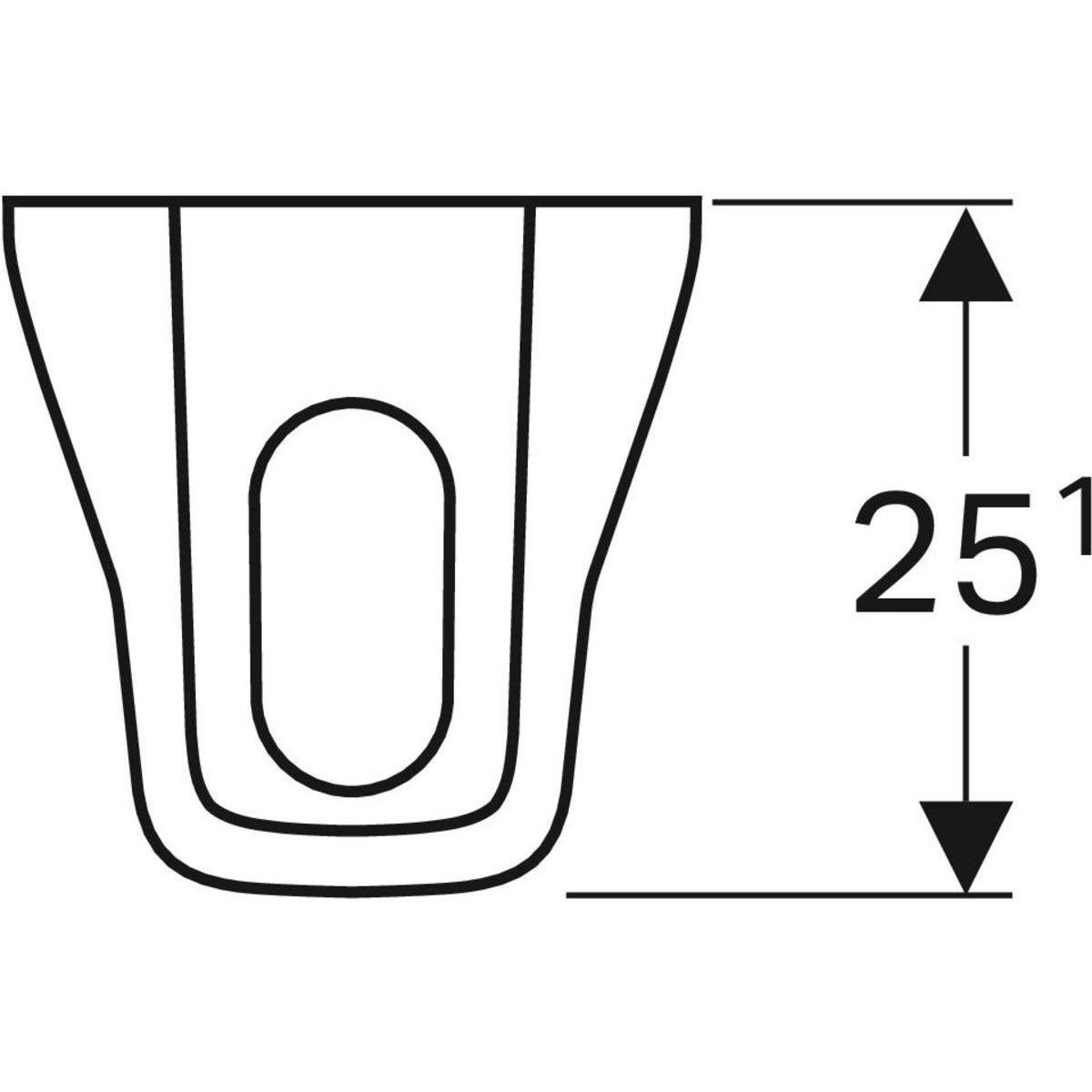 Колонка для умывальника Geberit площадь Сельнова ARCH-00049835 - Вид №2