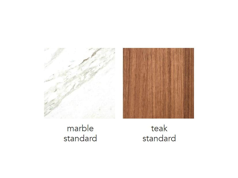 Круглый низкий столик из тикового дерева Kettal ARCH-00096638 - Вид №4