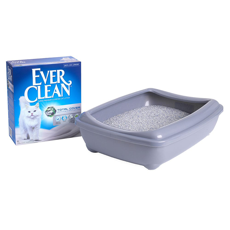 ПР0046513 Наполнитель для кошачьего туалета Total Cover комкующийся с микрогранулами 6л EVER CLEAN  - Вид №2