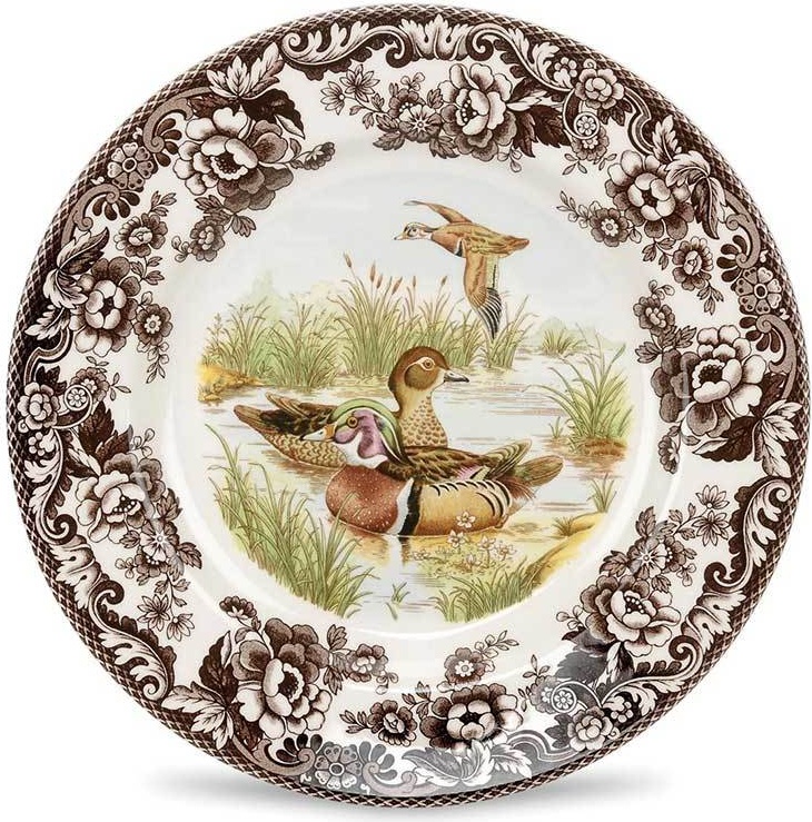 10569955 Spode Тарелка закусочная Spode Английские охотничьи мотивы. Утка, 20см Фаянс 