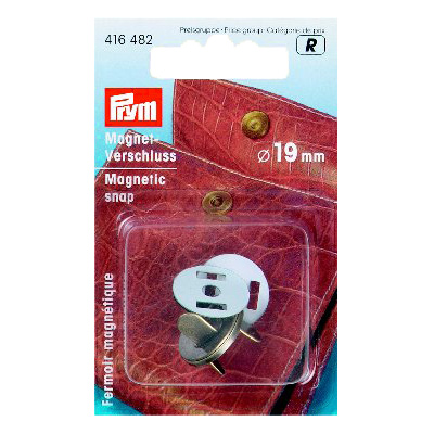 416482 Магнитная застежка x 19 мм в блистере под состар. латунь PRYM 