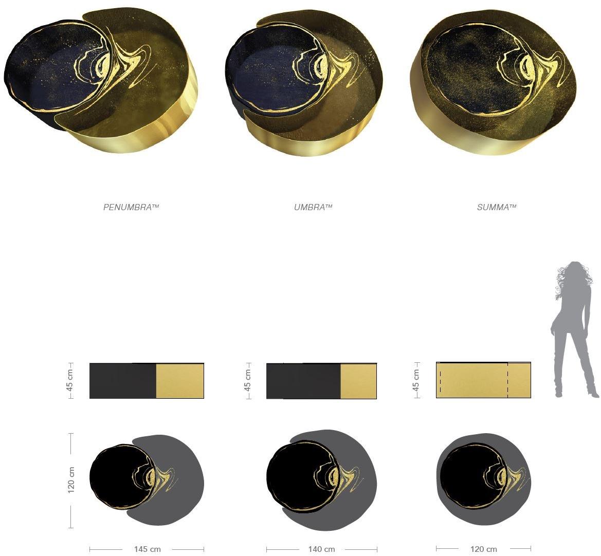 Unica by Tecnotelai Журнальный столик из нержавеющей стали и стекла Eclisse sun-id-1466655 - Вид №2