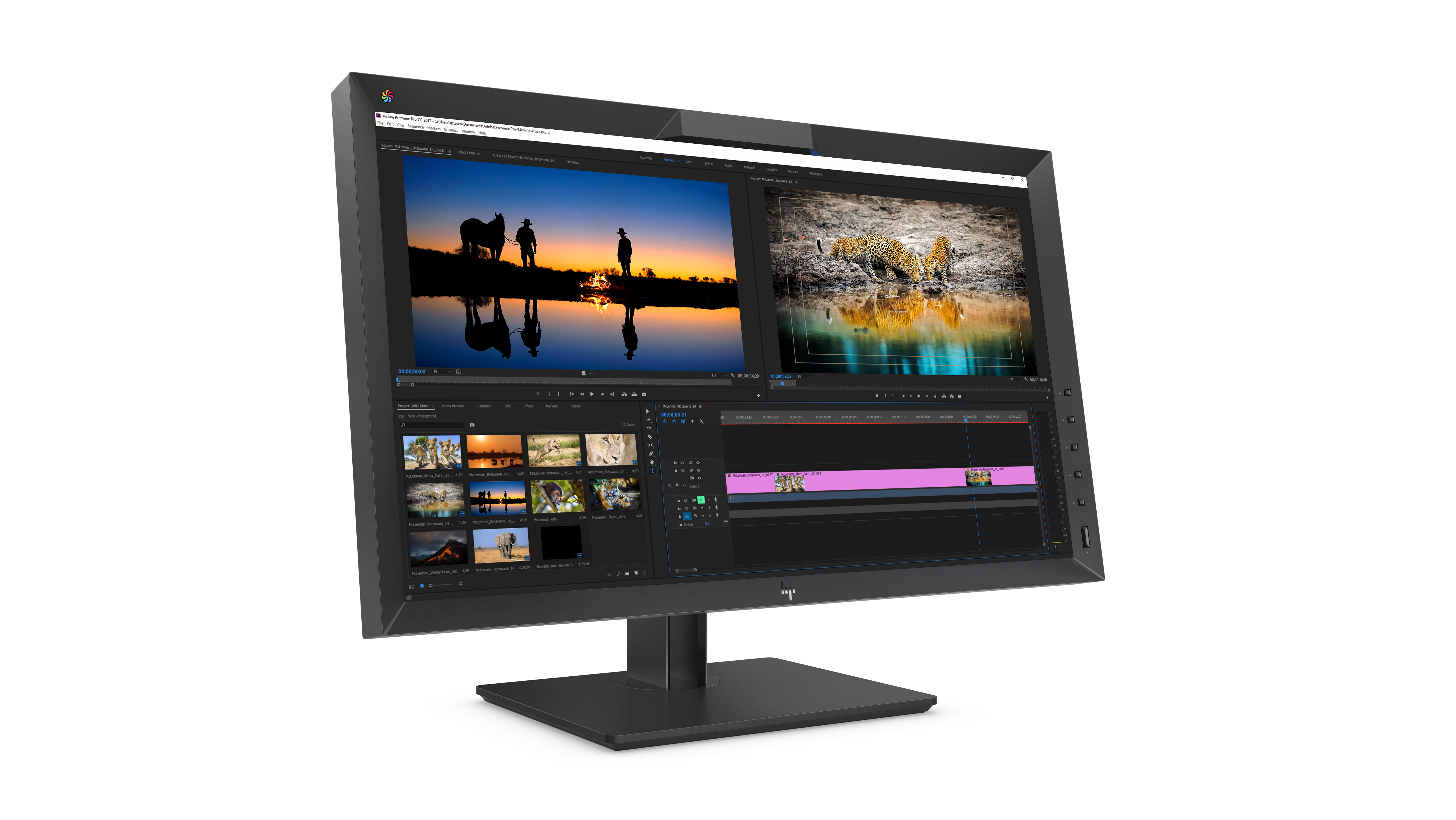 2NJ08A4#ABB dreamcolor z27x g2 27" display qhd 2560x1440 ips 250 5ms 16:9 2xhdmi 2xdp usb usb-c 3-3-0 HP HP DreamColor Santreyd  - Вид №2