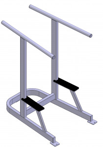 Kettler kett-up брусья для улицы малые с подножками Kettler