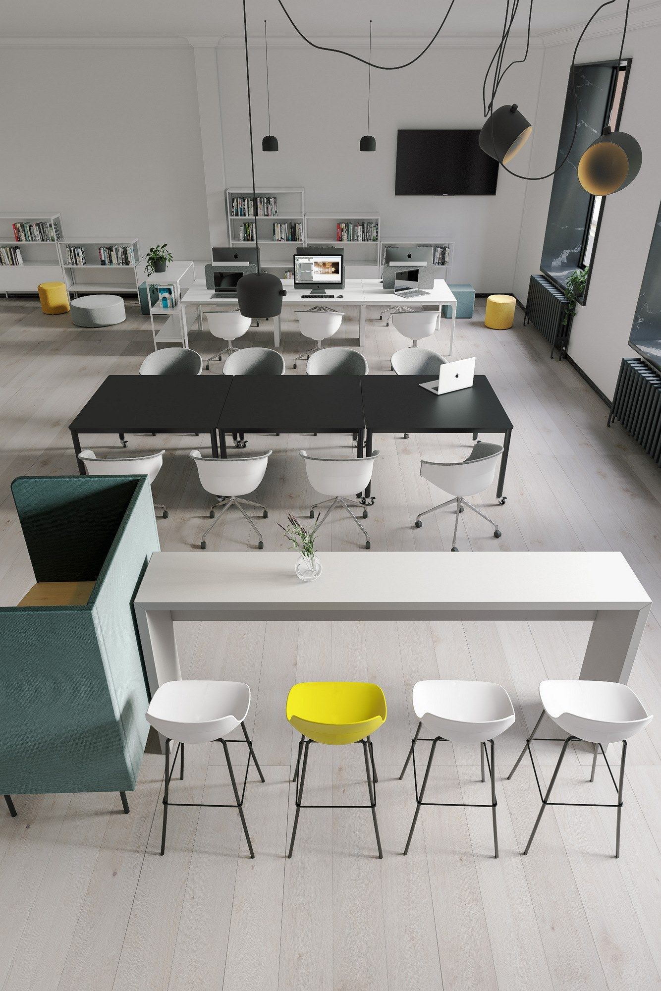 Вращающееся офисное кресло из полипропилена с 5 спицами Grado Design ARCH-00150647 - Вид №3