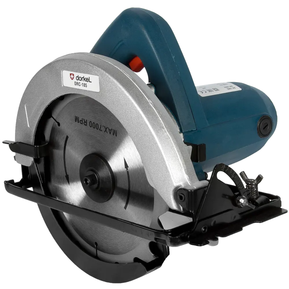 Циркулярная пила Dorkel DRC-185, 1200 Вт, 185 мм 82277313 STLM-2188492 