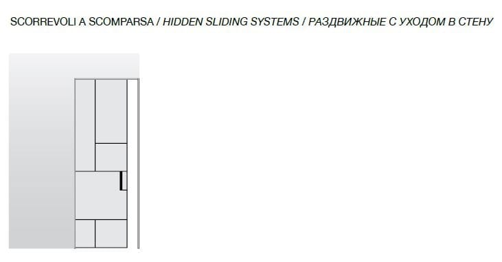 Раздвижные двери из кожи и стекла Longhi Aluminiun Chic-Doors ARCH-00061555 - Вид №16