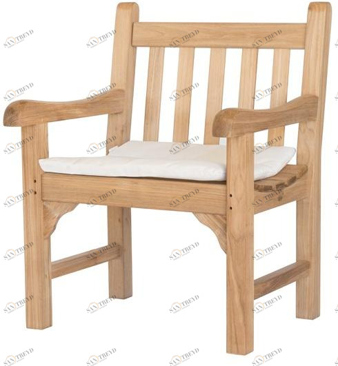 Unopiù Садовое кресло из тика с подлокотниками Milton Grpol