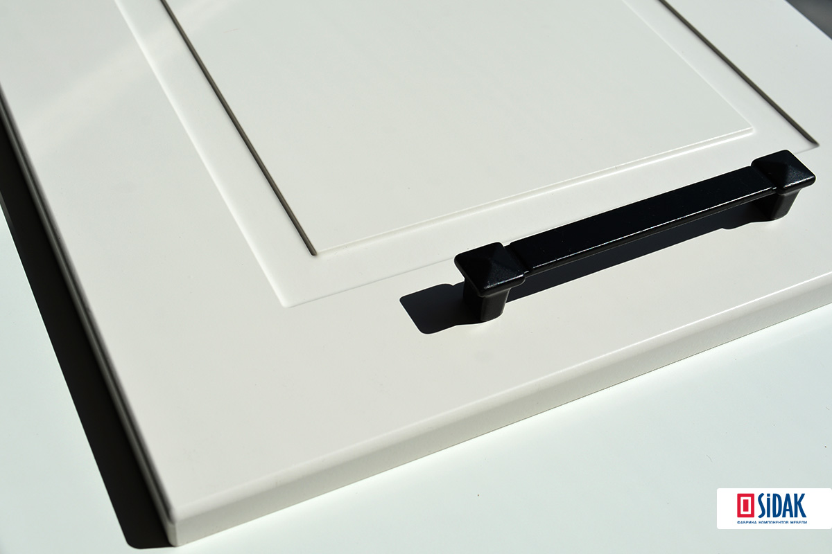 Фасады для кухни Модерн Фрезеровка «Ла Дефанс» Лен солнечный №45 SIDAK SIST3692-9856 - Вид №1