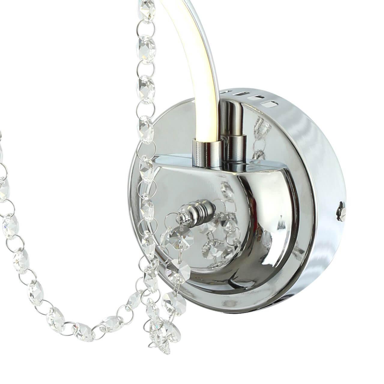 Бра хрустальное хром Prunk 2424-1W FAVOURITE СВЕЧА 00-3929573 Прозрачный;хром  - Вид №3