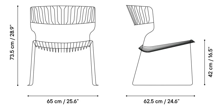 Штабелируемый садовый стул с порошковым покрытием iSimar Мартини ARCH-00062898 - Вид №17